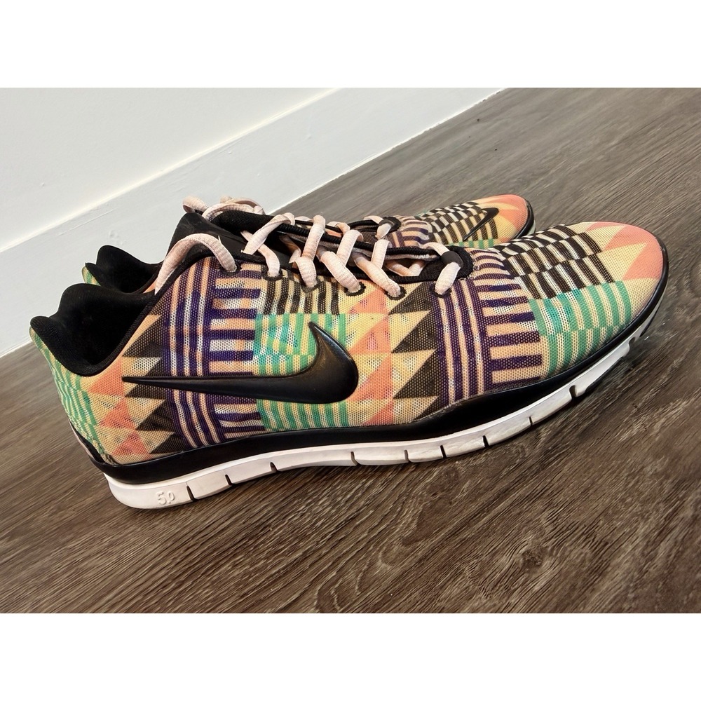 Nike Free Train 3 Training Shoes Men's Size 9 Multicolor Geometric Print - Picture 3 of 9